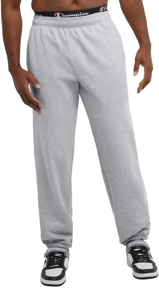 Champion Men's Sweatpants, Powerblend, Fleece, Comfortable Relaxed-Bottom Pants For Men (Reg. Or Big & Tall)