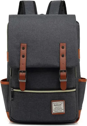 ‎Charcoal Men up Casual Backpack Daypacks Black Laptop Backpack to 15.6 in Unique College Laptop Business Slim Tear Fits Resistant Bag Women, Quick turnaround Travelling Inch Creative Shoulder for