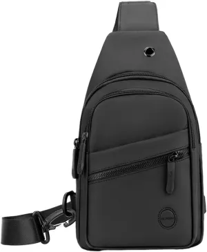 Chest Bag Fitness Sports Messenger Bag Chest Bag Casual Mens Bag Women's Chest Bag, Black