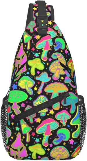 Chest Sling Bag Crossbody Shoulder Backpack Bag Gym Cycling Travel Hiking Daypack Cross Bag