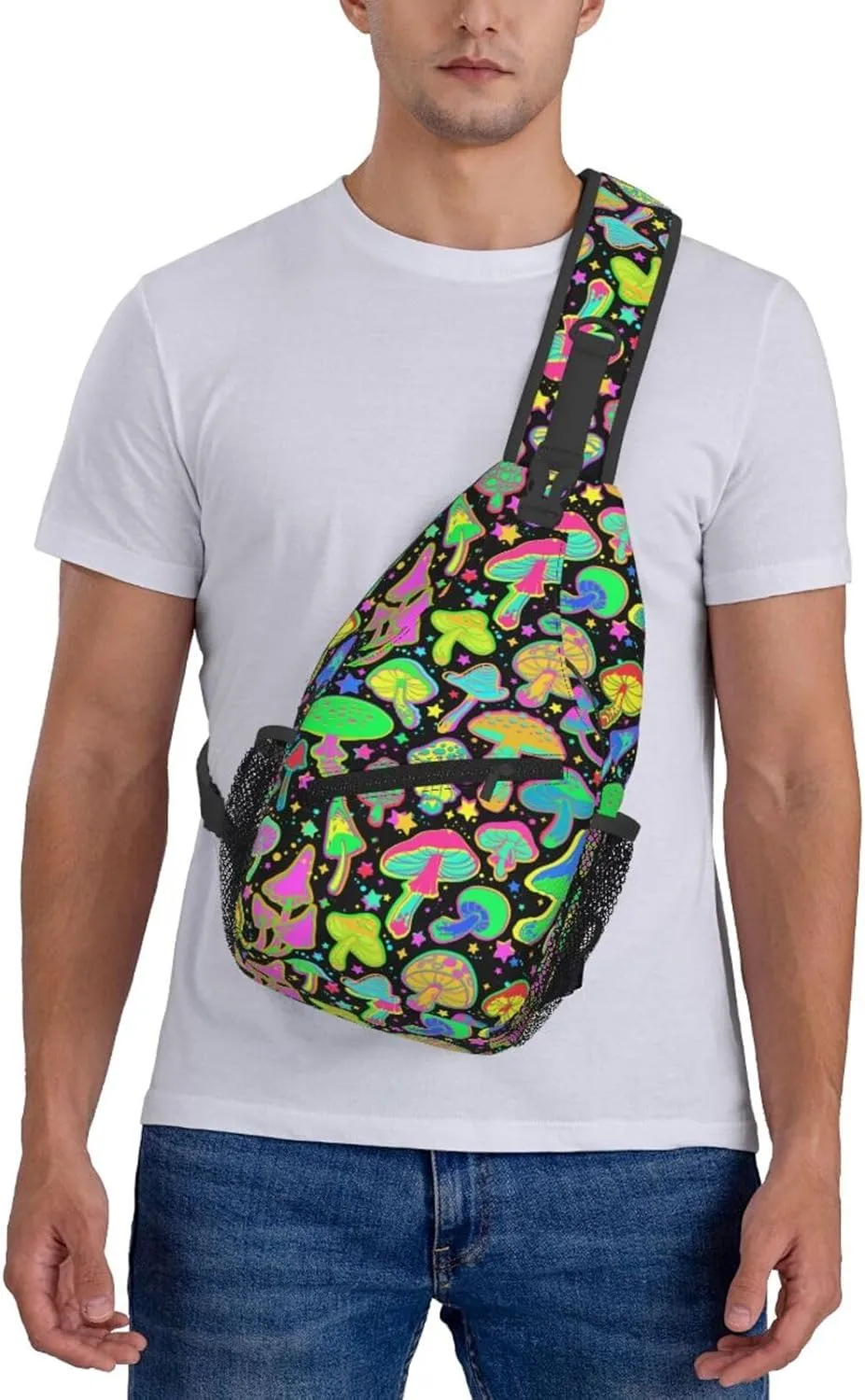 Chest Sling Bag Crossbody Shoulder Backpack Bag Gym Cycling Travel Hiking Daypack Cross Bag