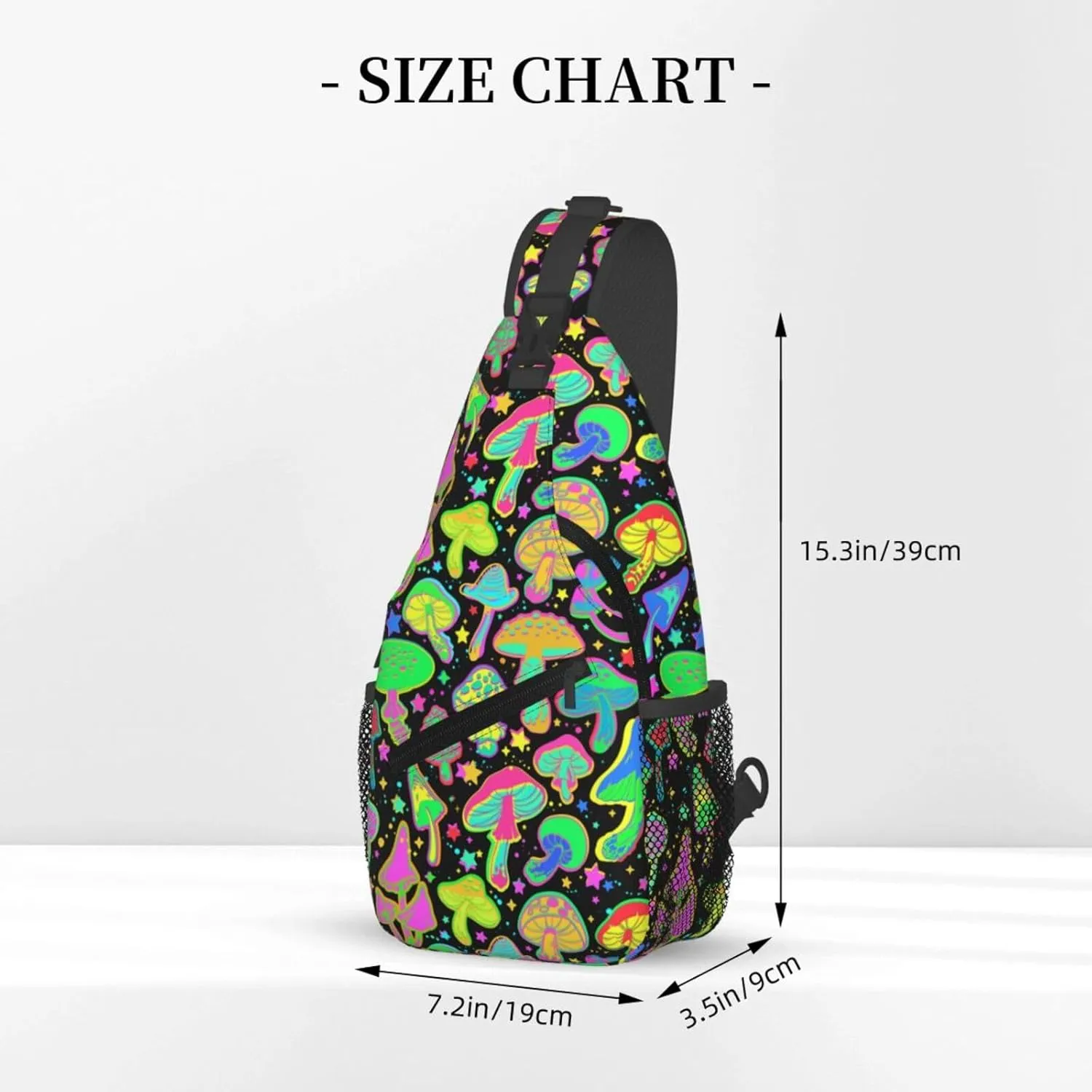 Chest Sling Bag Crossbody Shoulder Backpack Bag Gym Cycling Travel Hiking Daypack Cross Bag