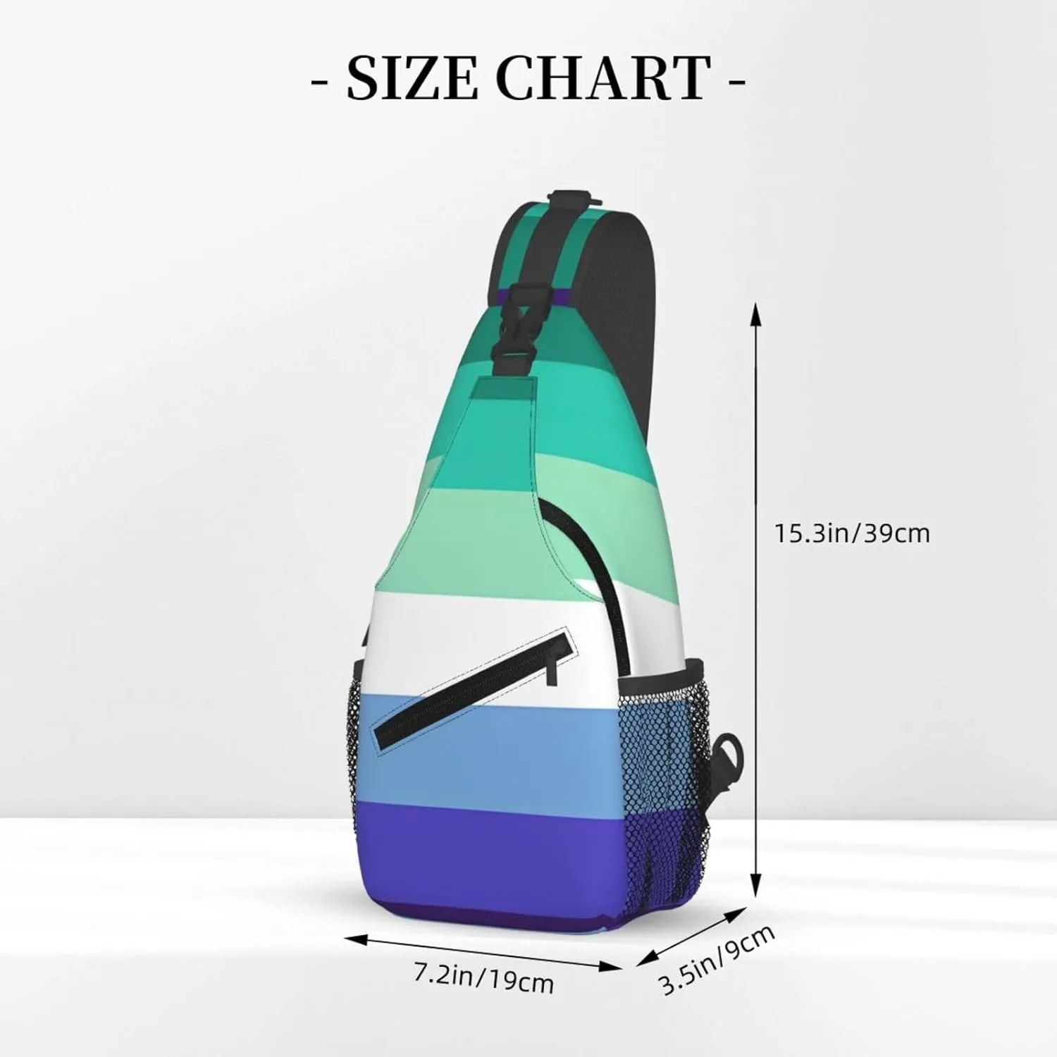Chest Sling Bag Crossbody Shoulder Backpack Bag Gym Cycling Travel Hiking Daypack Cross Bag