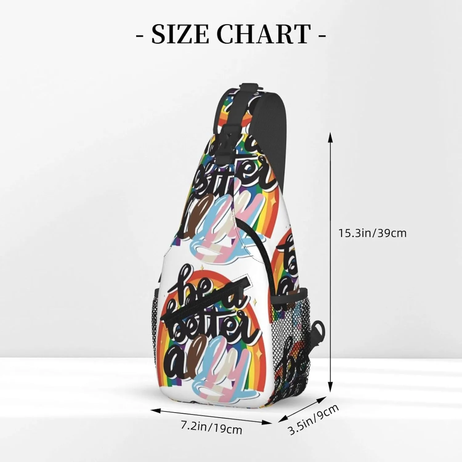 Chest Sling Bag Crossbody Shoulder Backpack Bag Gym Cycling Travel Hiking Daypack Cross Bag