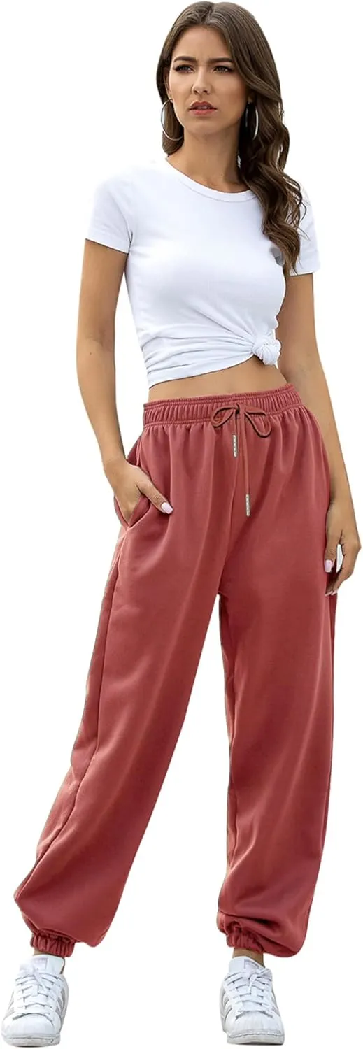 Cinch Bottom Sweatpants for Women with Pockets