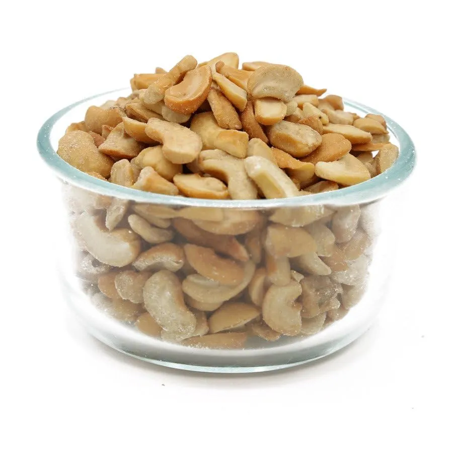 C.J. Dannemiller Cashew Pieces, Bulk 25 LB Box, Roasted & Salted, Perfect for Snacking, Cooking, Trail Mixes