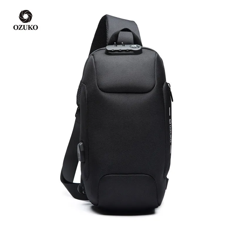 Classic Classy Men's Fashion Tactics Waterproof Men's Chest Bags