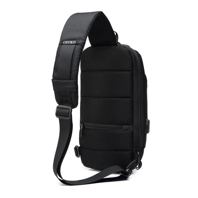 Classic Classy Men's Fashion Tactics Waterproof Men's Chest Bags