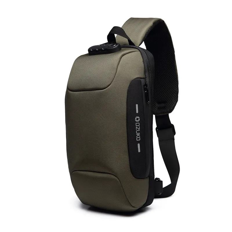 Classic Classy Men's Fashion Tactics Waterproof Men's Chest Bags