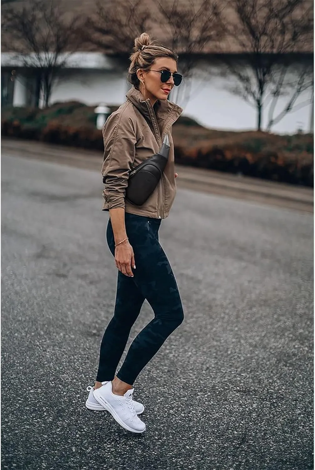 CLUCI Small Sling Bag for Women,Vegan Leather Crossbody Bags for Women,Fanny Packs with Guitar Strap