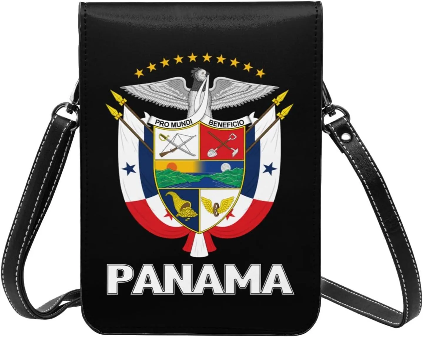 Coat of Arms of Portugal Flag Portuguese Emblem Small Crossbody Purse Cell Phone Bag for Women