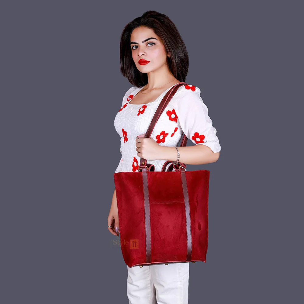 Commodious Maroon Shoulder Bag