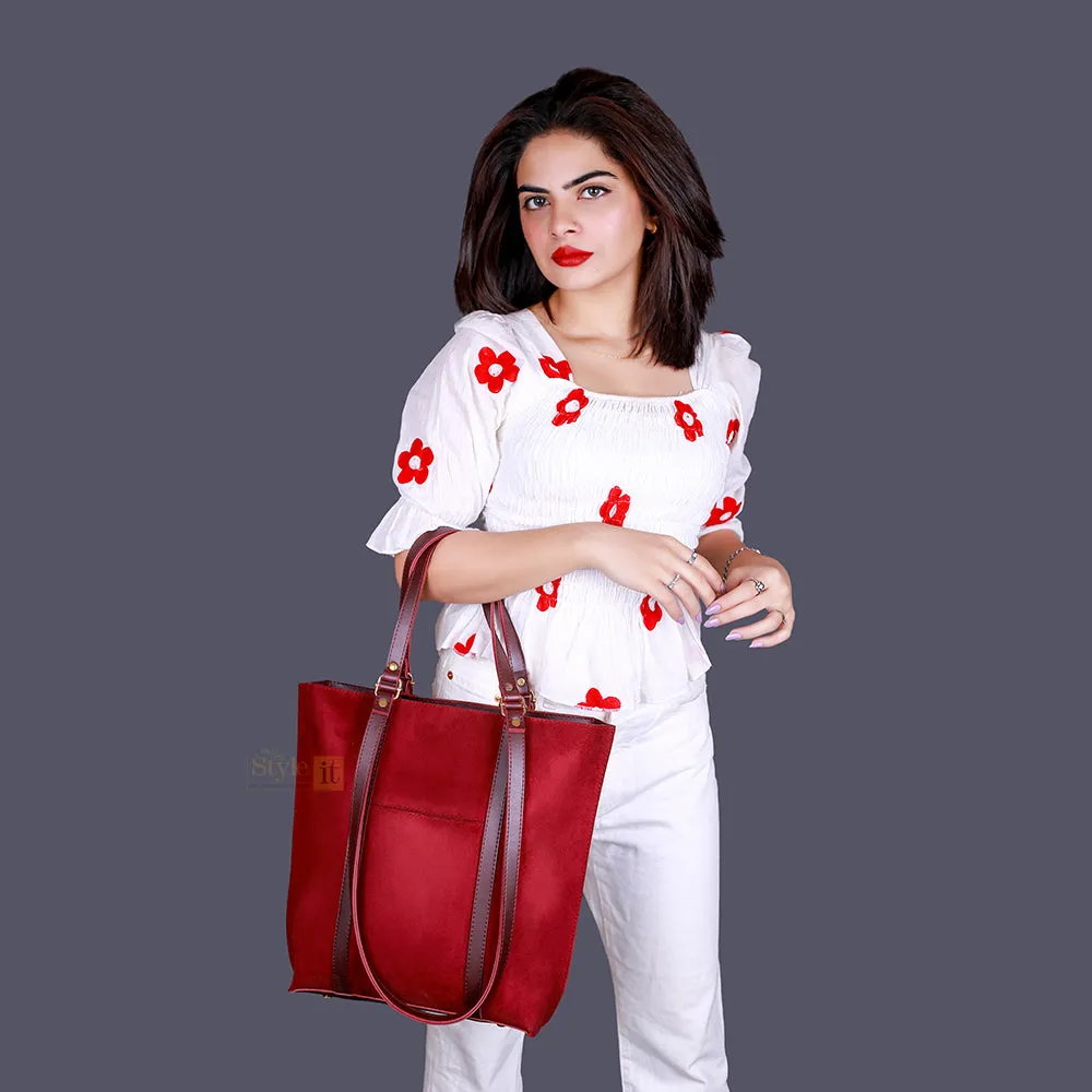 Commodious Maroon Shoulder Bag