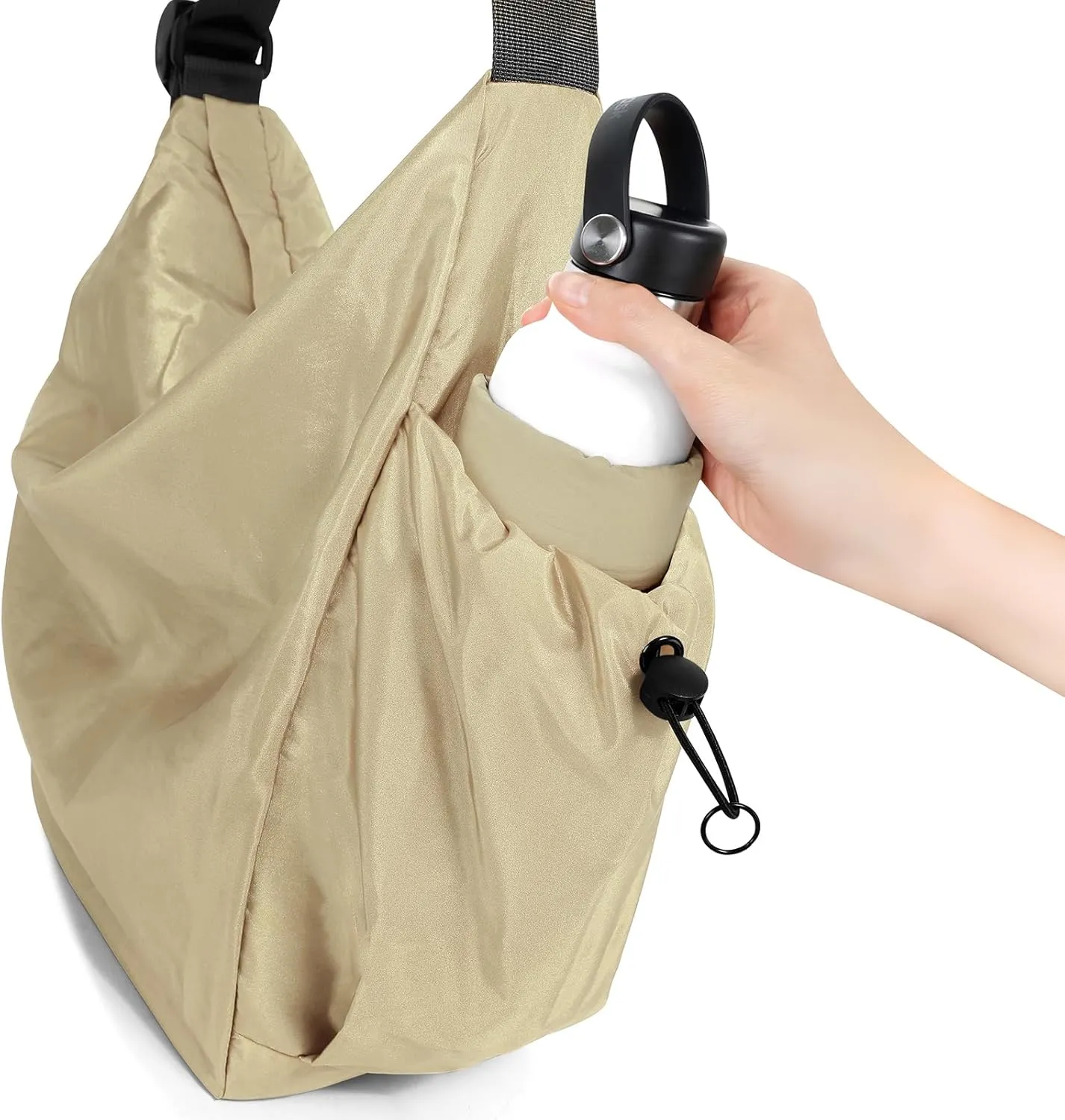 CONTAIL 18L Daily Shoulder Bag,Casual Tote Handbag,Waterproof Crossbody Bag with Removable Insulated Beverage Holder