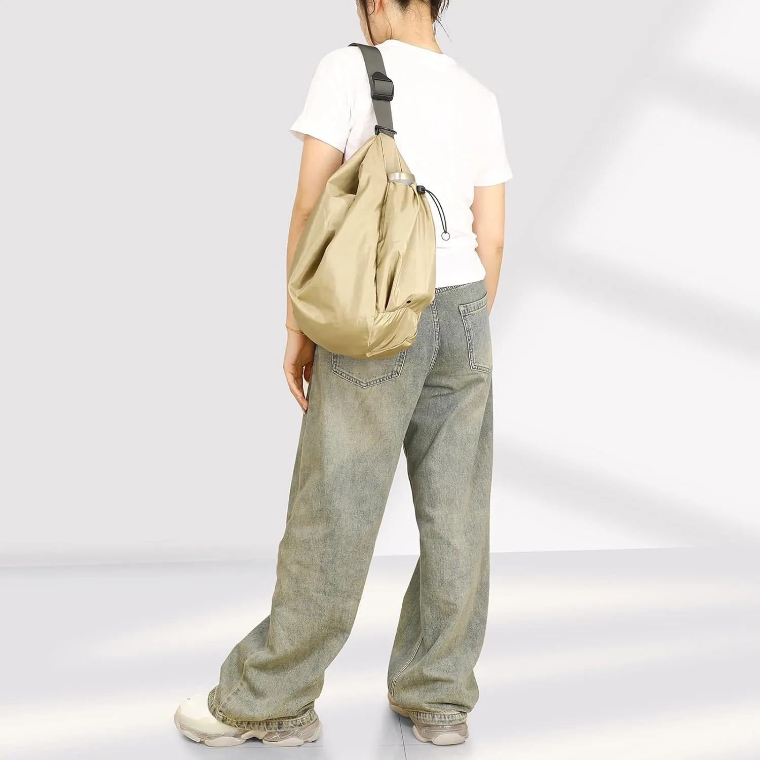 CONTAIL 18L Daily Shoulder Bag,Casual Tote Handbag,Waterproof Crossbody Bag with Removable Insulated Beverage Holder