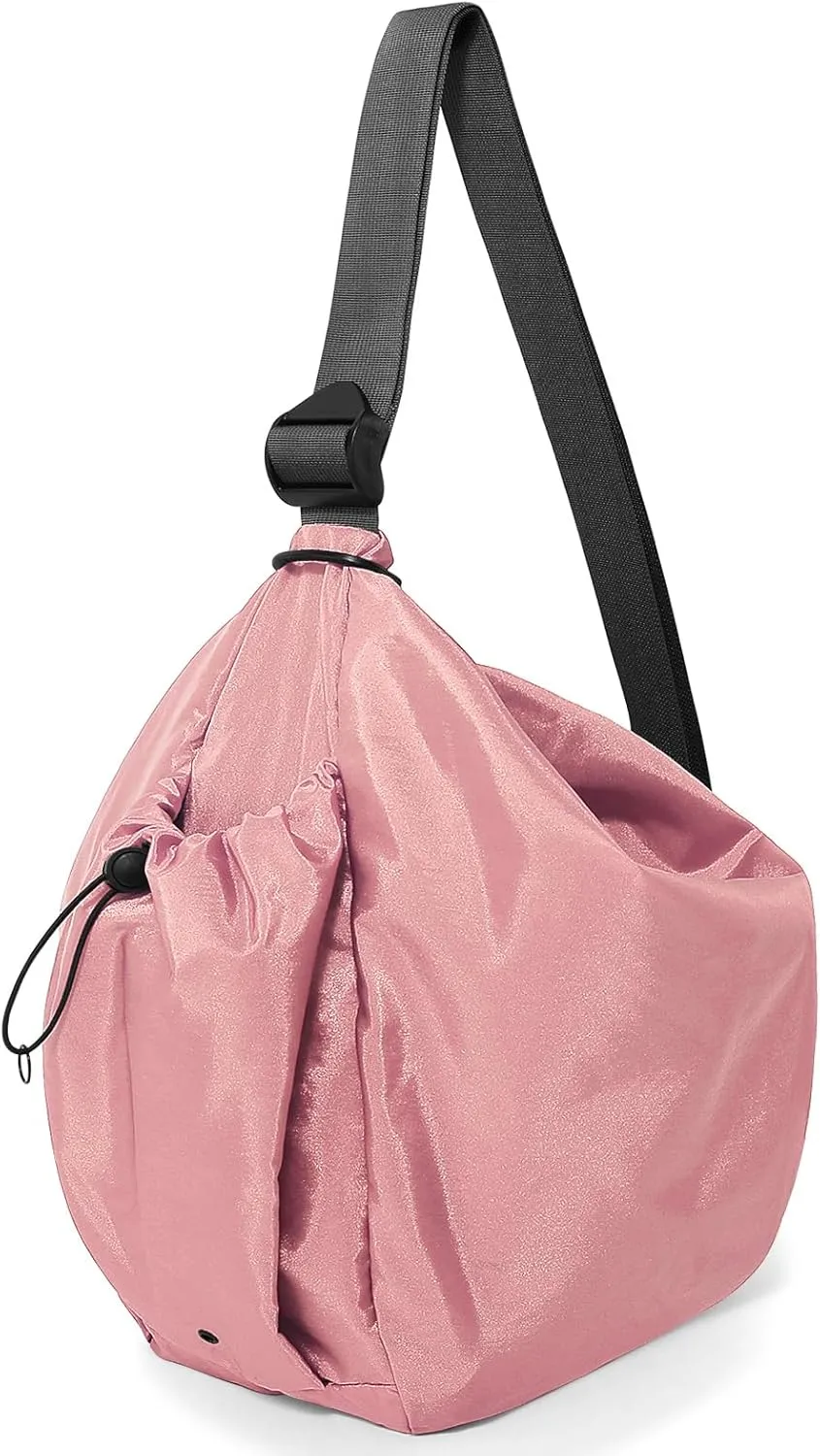 CONTAIL 18L Nylon Daily Shoulder Bag,Water-Resistant Crossbody Bag with Removable Insulated Beverage Holder