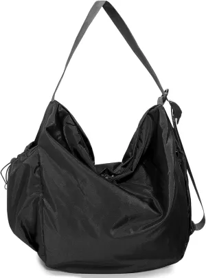 CONTAIL 18L Nylon Daily Shoulder Bag,Water-Resistant Crossbody Bag with Removable Insulated Beverage Holder