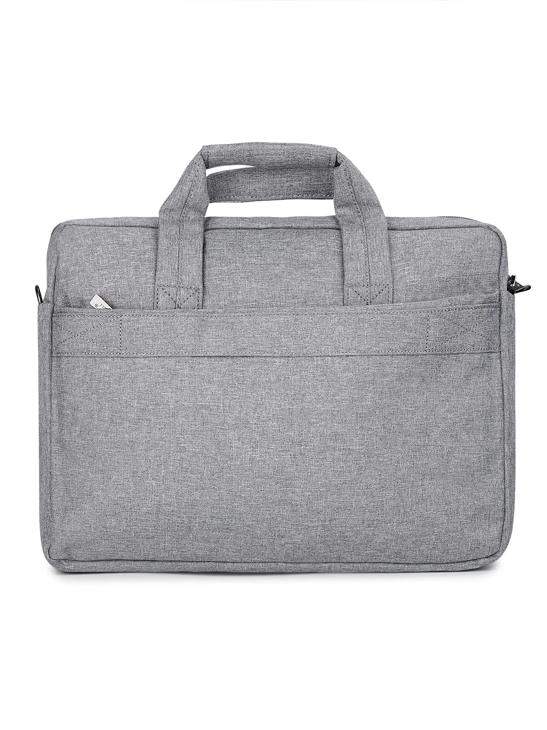 CoolBELL Laptop Messenger Bag - Lightweight, Solid Fabric | 15.6 inch | Grey