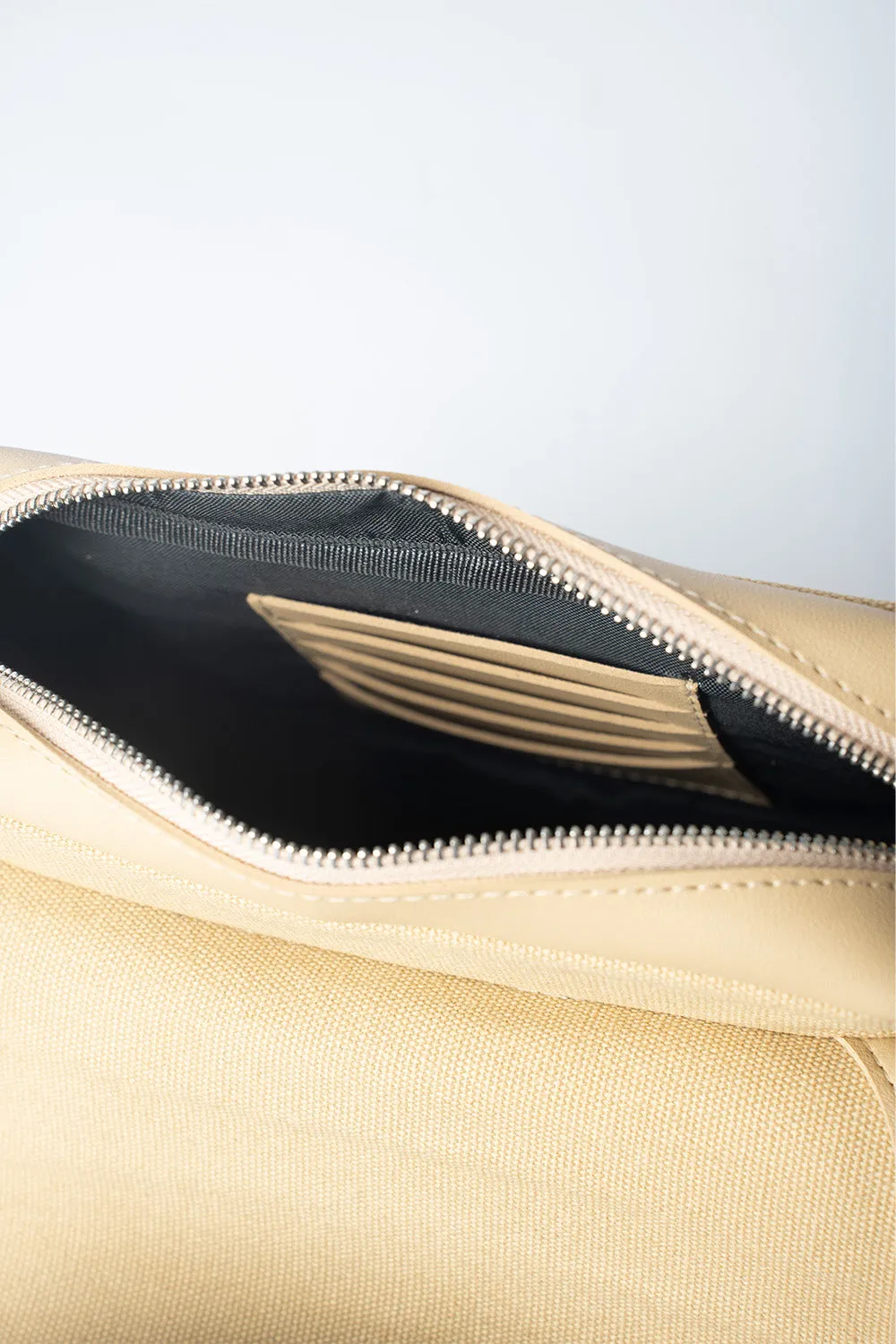 Cream Vanguard Crossbody Bag