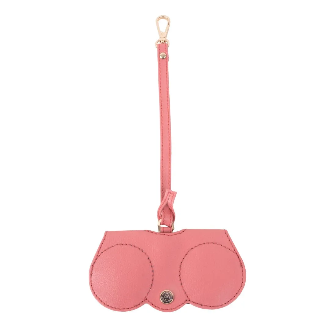 Crecent Moon Bag & Eyeglass Case Pink(Combo)