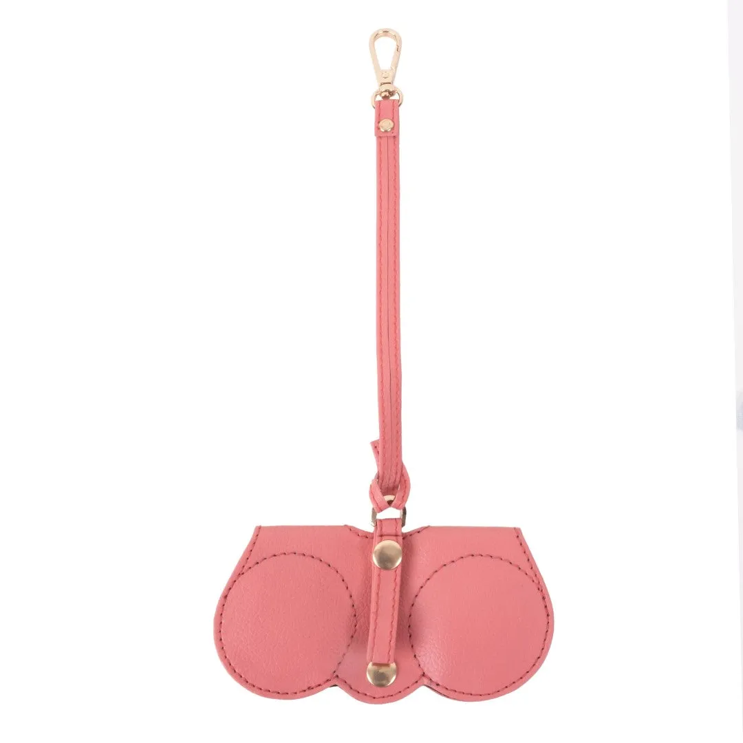 Crecent Moon Bag & Eyeglass Case Pink(Combo)