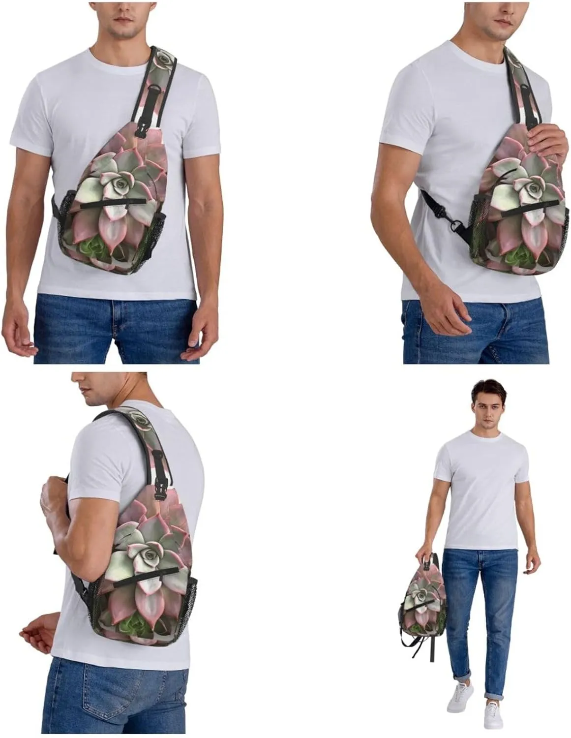 Cross Chest Bag Diagonally Sling Backpack Crossbody Shoulder Bag Surfboard Sling Bag Travel Hiking Daypack