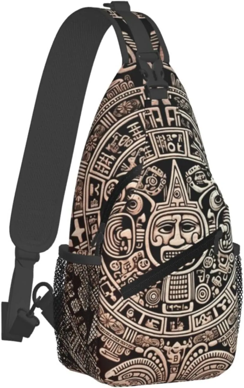 Cross Chest Bag Sling Backpack Cute Sea Animal Manatee Sling Bag Crossbody Shoulder Bag Travel Hiking Daypack