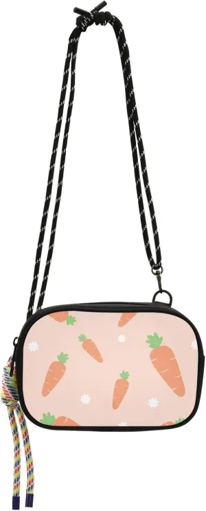 Crossbody Bag Carrots and Flowers Cell Phone Purse Wallet with Credit Card Slots Multicolor Handbag with Adjustable Strap Fits Phone Keys And More