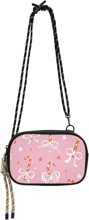 Crossbody Bag Cute Graffiti Candy Vine Cell Phone Purse Wallet with Credit Card Slots Multicolor Handbag with Adjustable Strap Fits Phone Keys And More