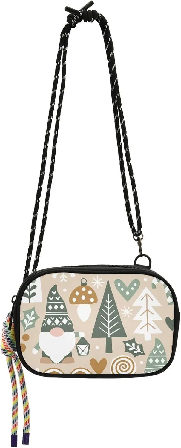 Crossbody Bag Cute Scandinavian Pok é Mon Cell Phone Purse Wallet with Credit Card Slots Multicolor Handbag with Adjustable Strap Fits Phone Keys And More