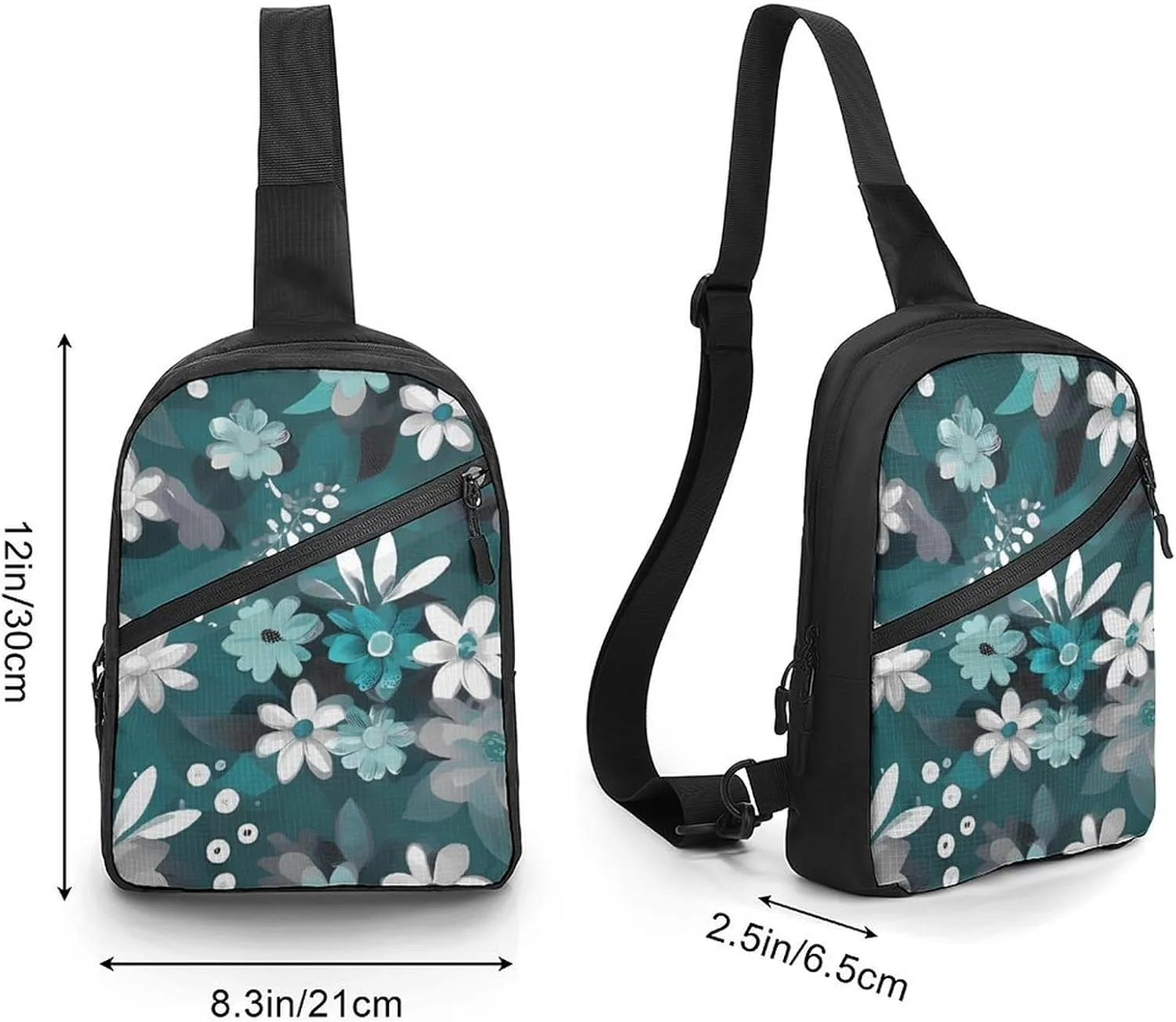 Crossbody Bag for Women Men Chest Bag Shih Tzu Dog Sling Bag Crossbody Shoulder Bag Sling Backpack