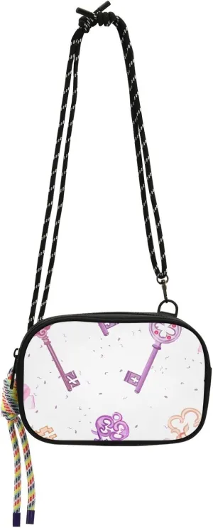 Crossbody Bag Medieval Keys Cell Phone Purse Wallet with Credit Card Slots Multicolor Handbag with Adjustable Strap Fits Phone Keys And More