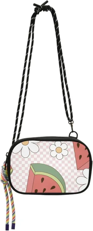 Crossbody Bag Watermelon Slice Cell Phone Purse Wallet with Credit Card Slots Multicolor Handbag with Adjustable Strap Fits Phone Keys And More
