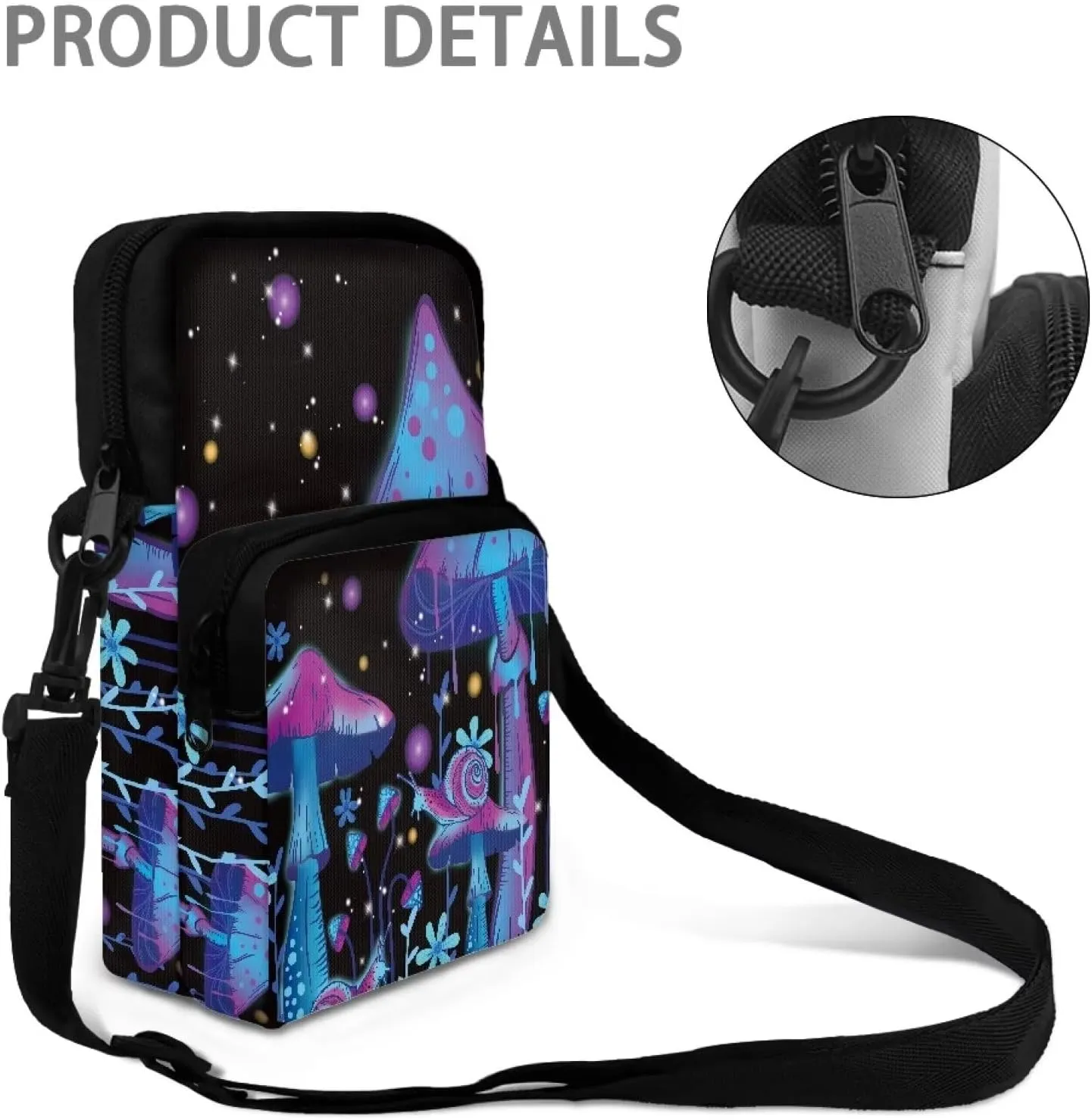 Crossbody Phone Bag Shoulder Arm Bag Cell Phone Purse Key Holder Credit Card Organiser Wallet