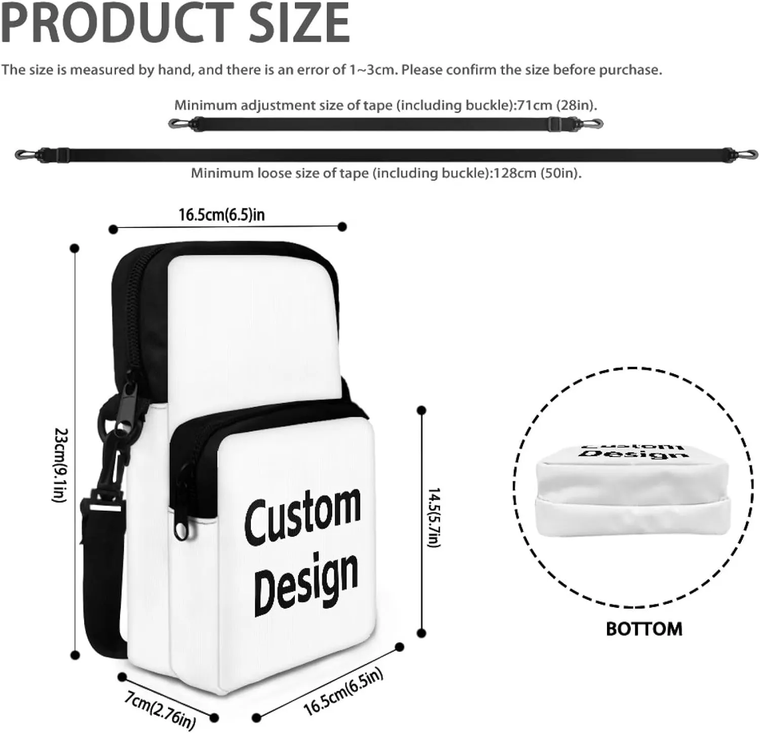 Crossbody Phone Bag Shoulder Arm Bag Cell Phone Purse Key Holder Credit Card Organiser Wallet