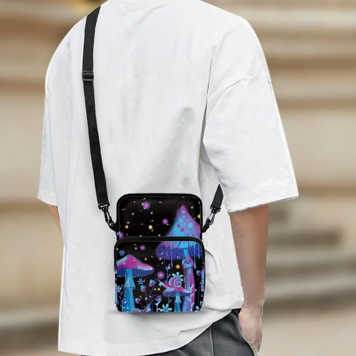 Crossbody Phone Bag Shoulder Arm Bag Cell Phone Purse Key Holder Credit Card Organiser Wallet