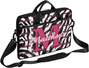 Custom Laptop Bag for Women Men Personalized Name 13 14 15.6 inch Laptop Messenger Shoulder Bags