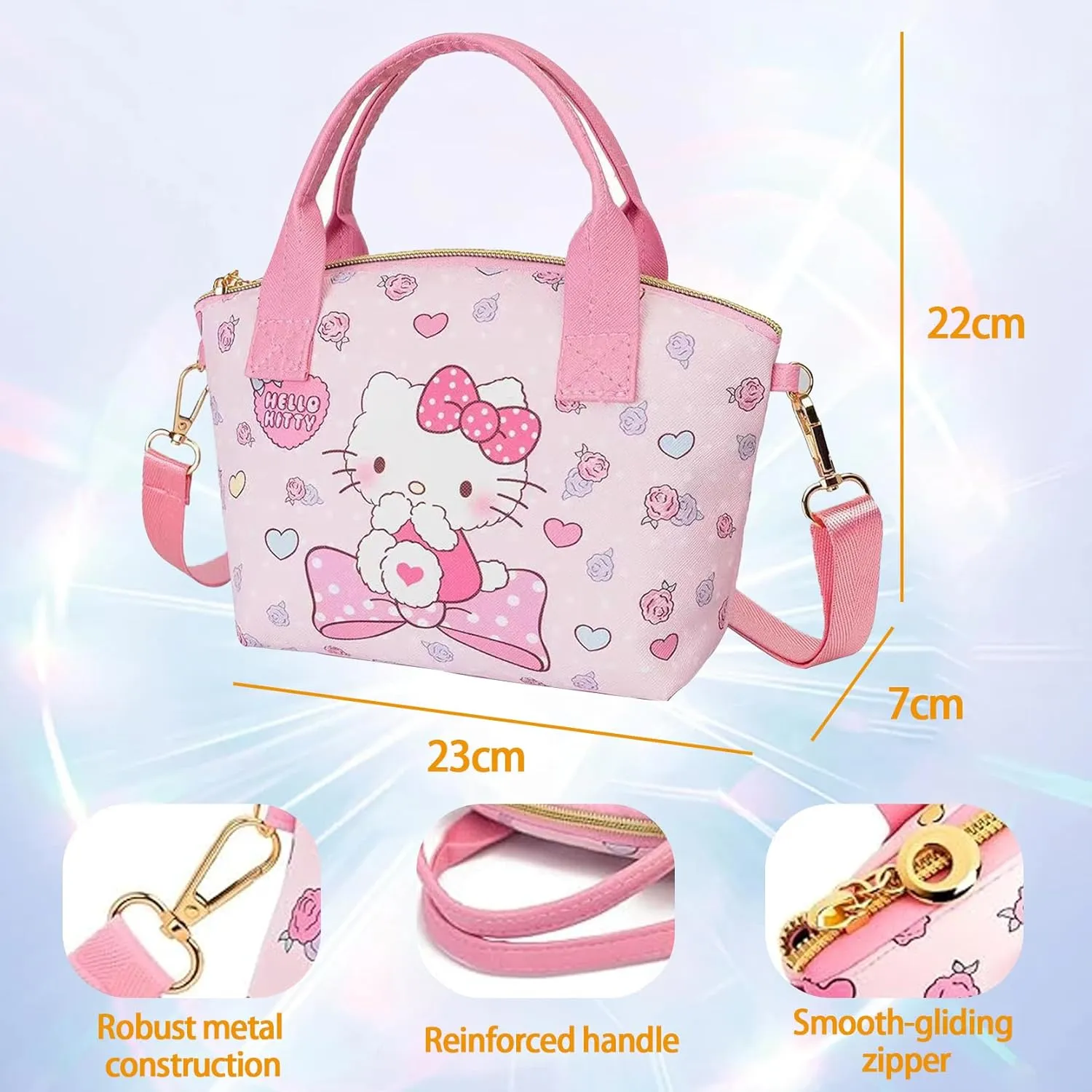 Cute Mini Crossbody Bag Purse, Handbag with Adjustable Shoulder Strap and Bracelet, Shoulder Bag for Women Girls