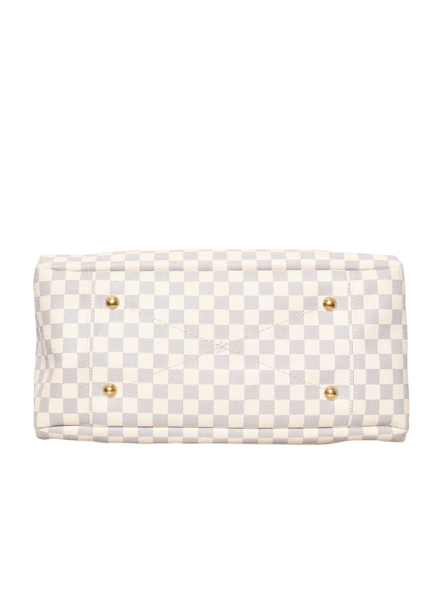 Damier Azur Artsy MM Shoulder Bag
