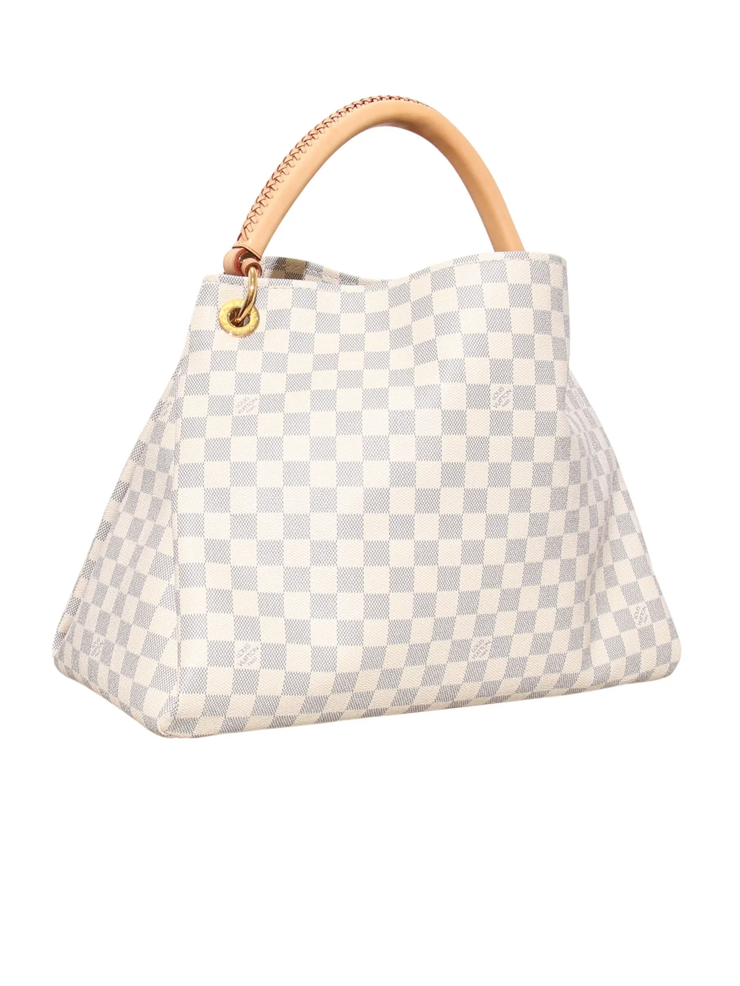 Damier Azur Artsy MM Shoulder Bag