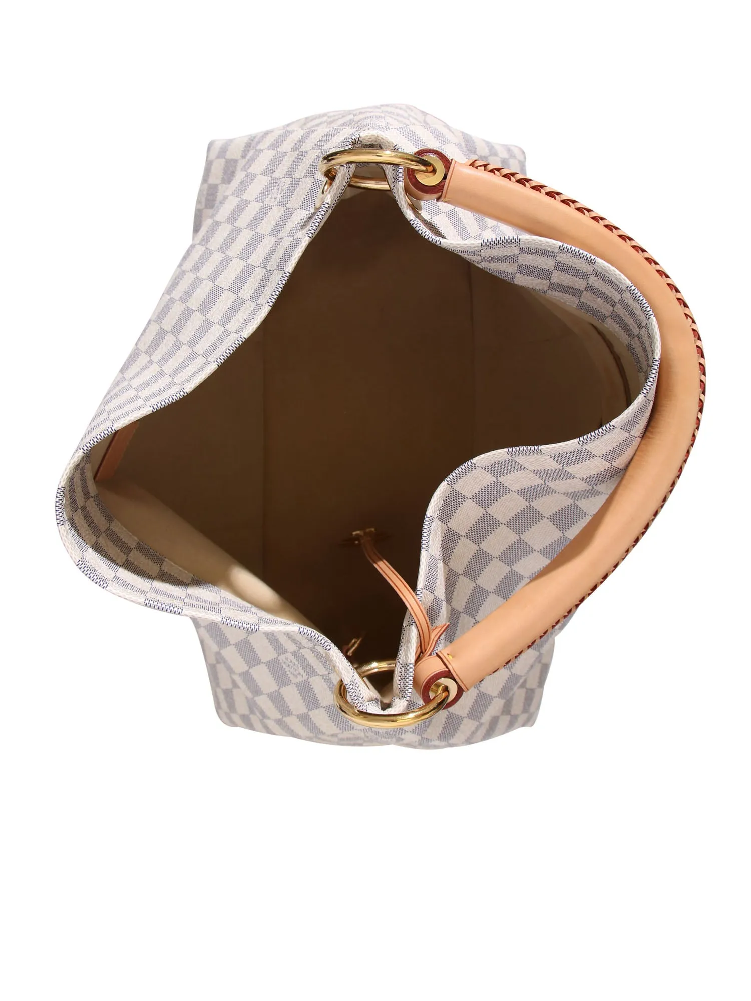 Damier Azur Artsy MM Shoulder Bag
