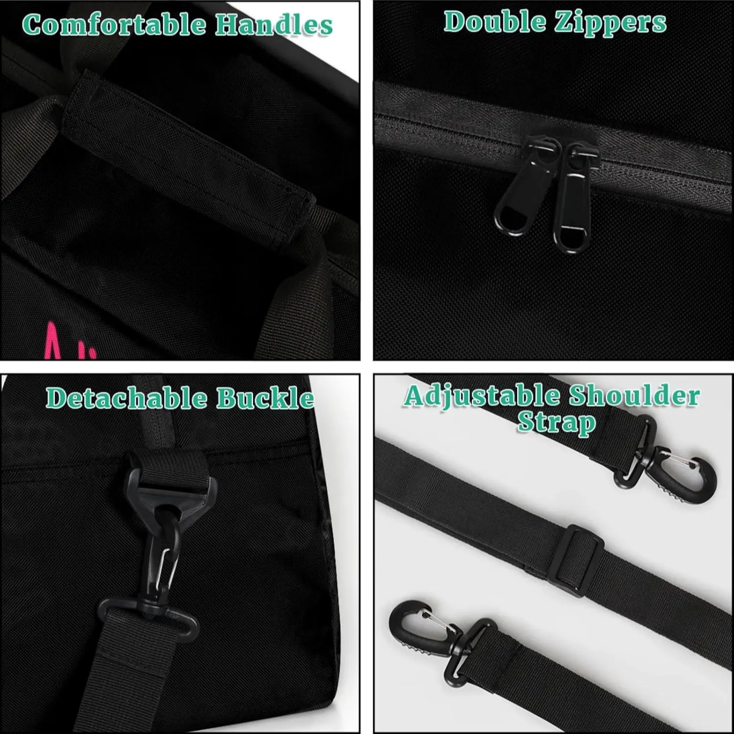 Dance Duffle-Bag for Teens Girls,Custom Ballet-Bag for Dancer,Carry-on Lightweight for Travel-Duffle,Overnight,Workout Elegance Ballet Pink