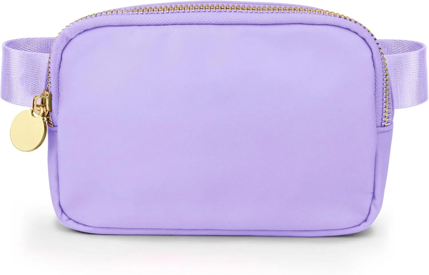 DANCOUR Women's Purple Nylon Waist Pack Crossbody Bag