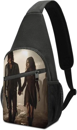 Daryl Dixon-Chapel Roan Multi-Functional Crossbody Bag With Storage Pockets And Anti-Loss Key Strap, Adjustable For Chest Shoulder One Size