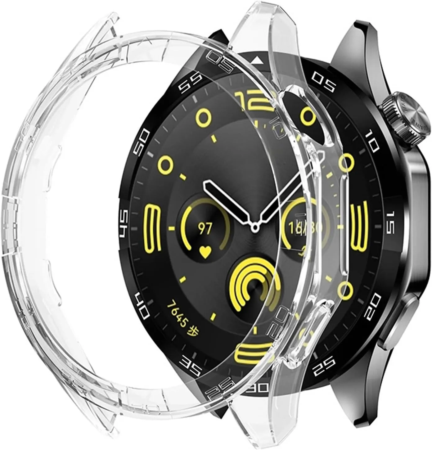 DASEB Case for Huawei Watch GT 4 46mm Protective Case PC Hard Bumper for Men's Women's GT4 Accessories no Screen Protector Glass