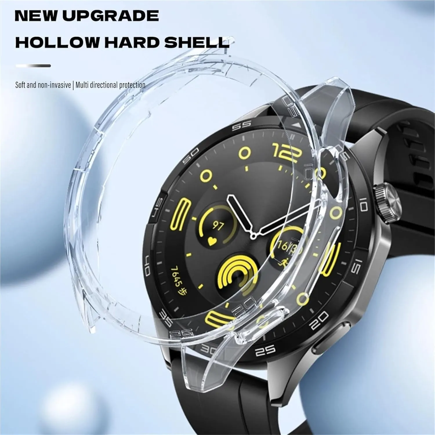 DASEB Case for Huawei Watch GT 4 46mm Protective Case PC Hard Bumper for Men's Women's GT4 Accessories no Screen Protector Glass