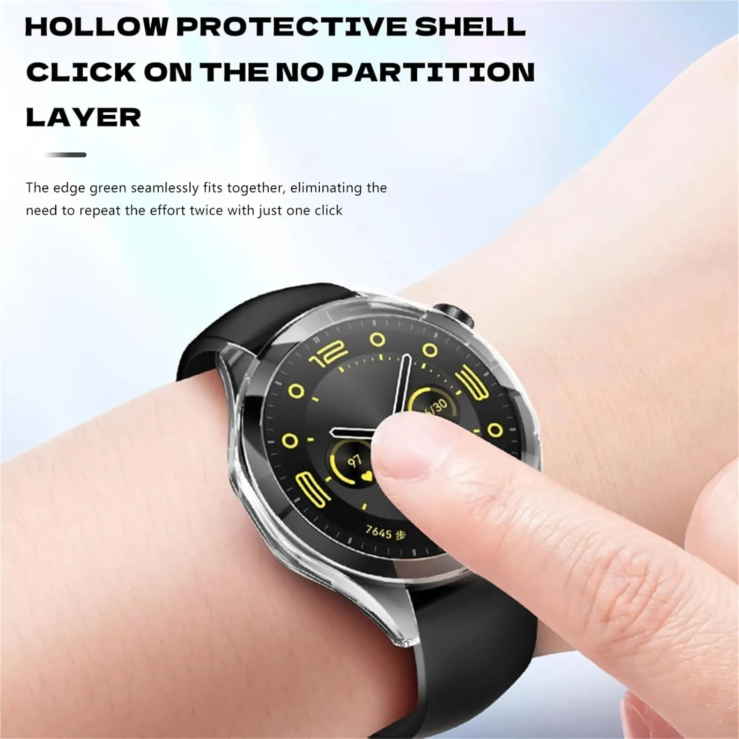 DASEB Case for Huawei Watch GT 4 46mm Protective Case PC Hard Bumper for Men's Women's GT4 Accessories no Screen Protector Glass