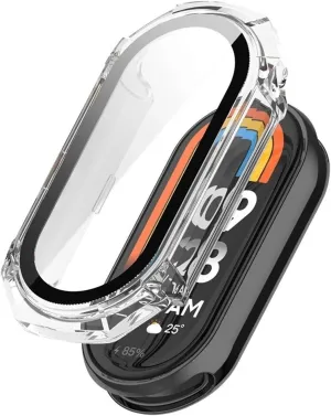 DASEB Case Glass For Xiaomi Mi Band 9 Anti Scratch Protective Cover All-around PC Screen Protector Bumper For Mi Band 9 Cover Shell watch Case