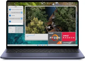 Dell Inspiron 5645 Laptop - 16.0 16:10 FHD  (1920 x 1200) Display, AMD Ryzen 7-8840U, 16GB DDR5 RAM, 1TB SSD, AMD Radeon Graphics, Windows 11 Home, Onsite & Migrate Services - Midnight Blue