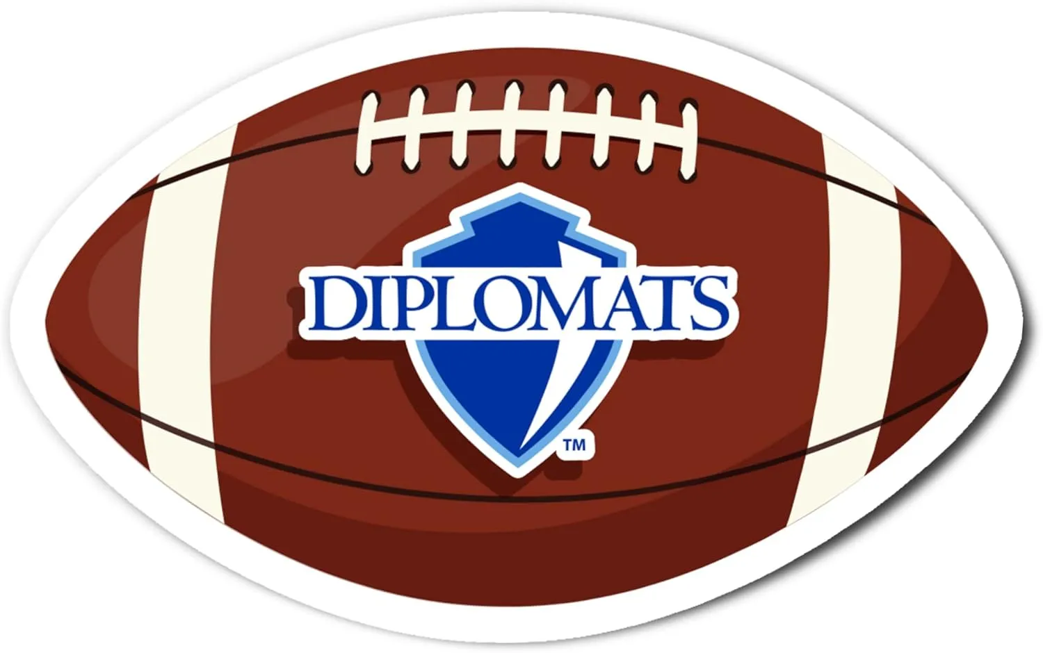 Desert Cactus Franklin & Marshall College Sticker Diplomats Vinyl Decal Laptop Water Bottle Car Scrapbook (Football Logo Sticker)